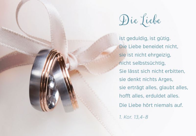 Faltkarte Hochzeit Die Liebe ist...