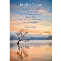 Faltkarte In stiller Trauer