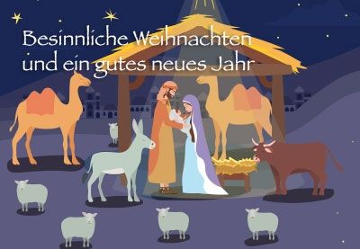 Faltkarte Besinnliche Weihnachten