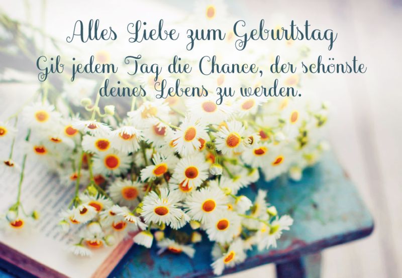 Faltkarte Alles Liebe zum Geburtstag