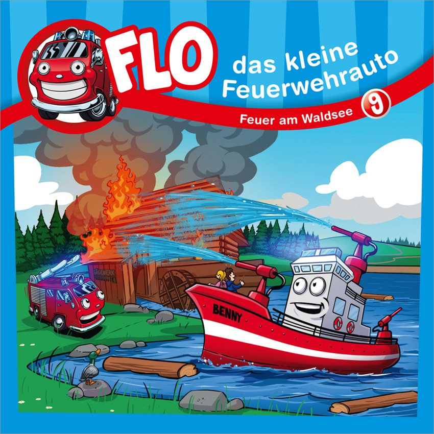 Flo, das kleine Feuerwehrauto 9 - Feuer am Waldsee (Hörspiel-CD)