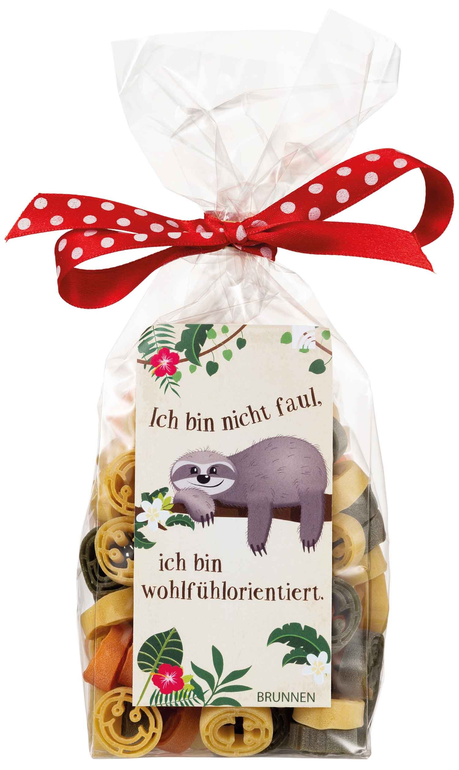 Ich bin nicht faul, ich bin wohlfühlorientiert (Nudelpackung 200g)