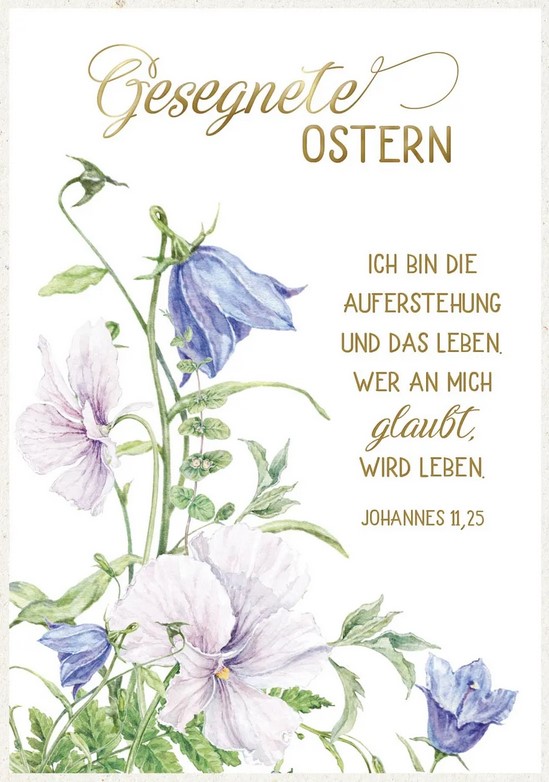 Postkarte Gesegnete Ostern