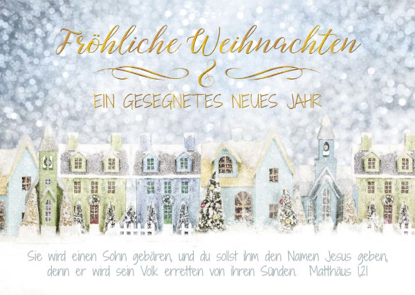 Postkarte Fröhliche Weihnachten