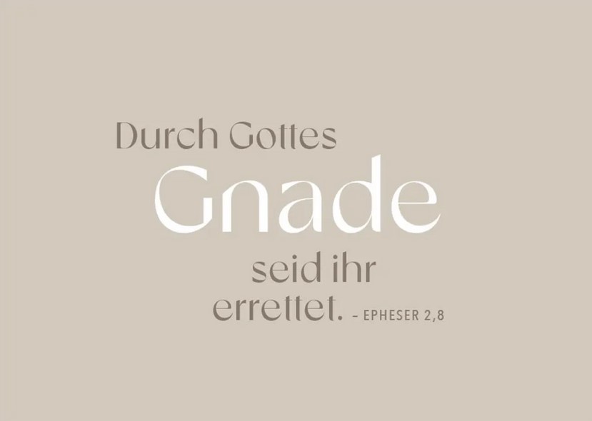 Postkarte alive Gottes Gnade