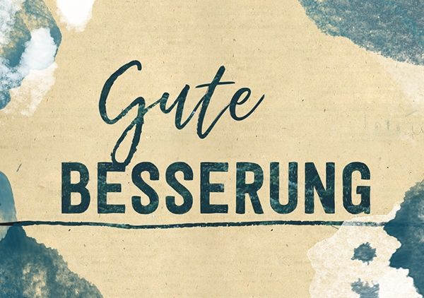 Mini-Karte Gute Besserung