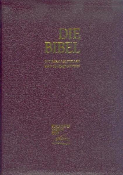 Schlachter Bibel Standard Goldschnitt - rot SCH255036