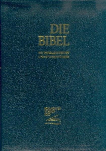 Schlachter Bibel Standart Goldschnitt - schwarz  SCH25359