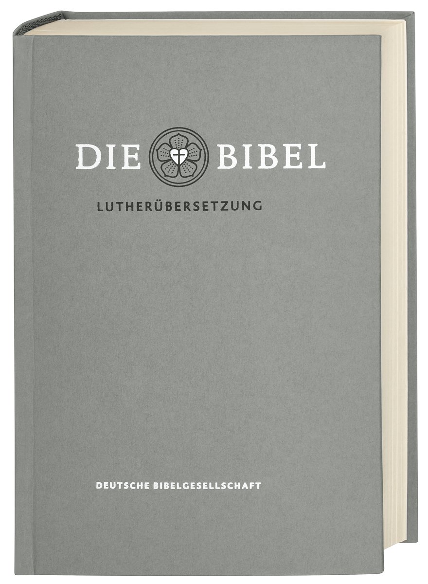 Die Bibel - Lutherbibel revidiert 2017 - Taschenausgabe Hardcover Silbergrau