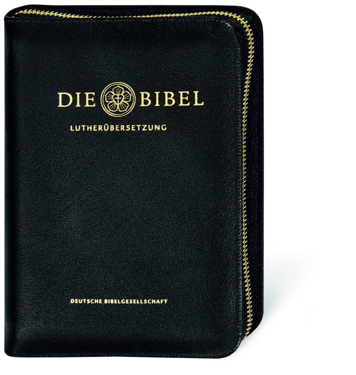 Die Bibel - Lutherbibel revidiert 2017 - Taschenausgabe - Leder Schwarz
