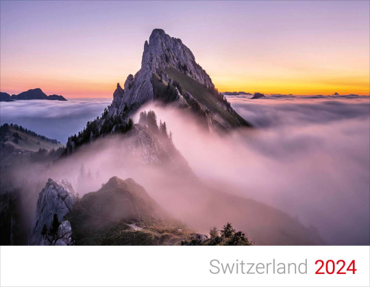 Schweizer Bildkalender 2024 - Englisch - Cover