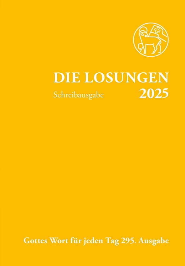 Losungen 2025 - Schreibausgabe gelb (Schweizer Ausgabe)