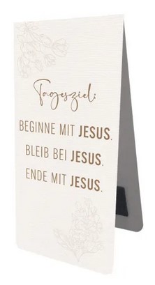 Magnetlesezeichen: Tagesziel: Jesus