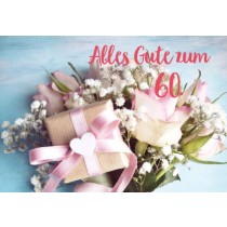 Faltkarte Alles Gute zum 60.