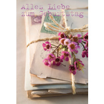 Faltkarte Alles Liebe zum Geburtstag