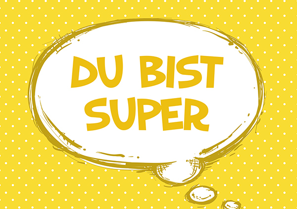 Minikarte Du bist super