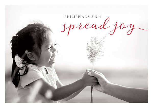 Postkarte Spread joy