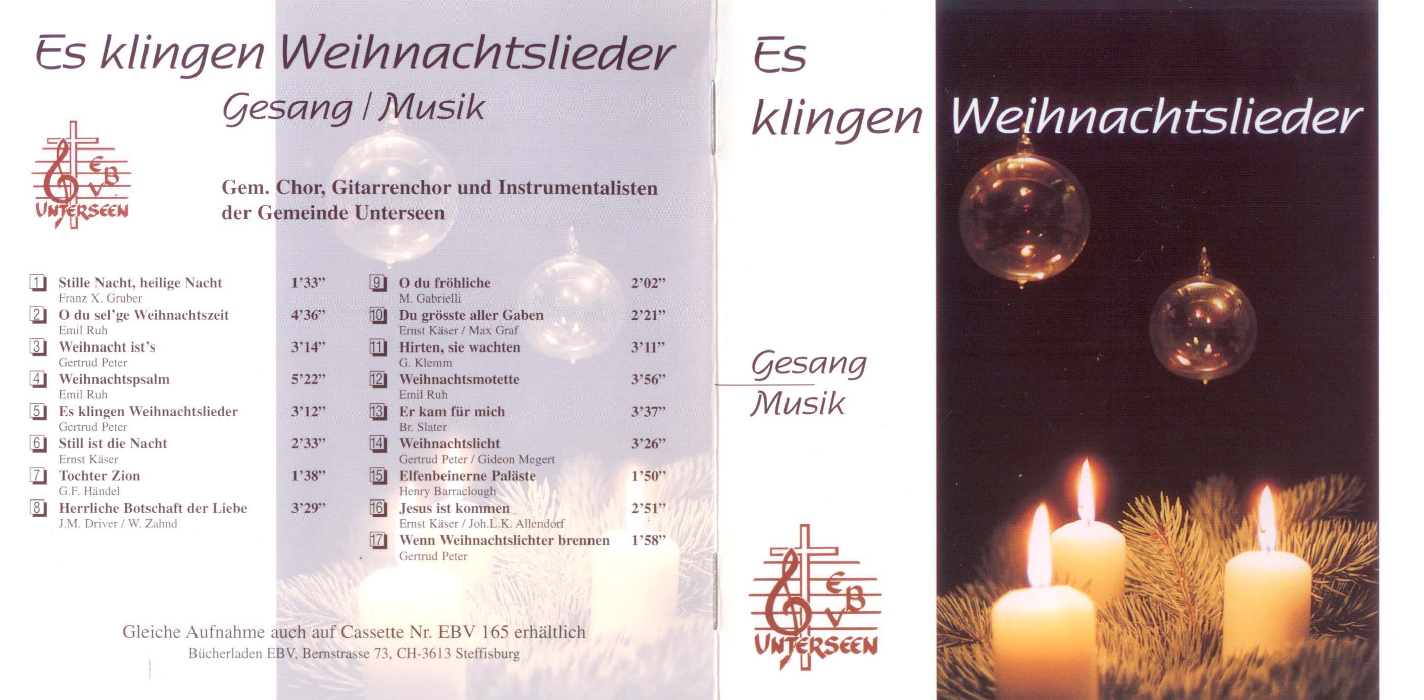 Es klingen Weihnachtslieder