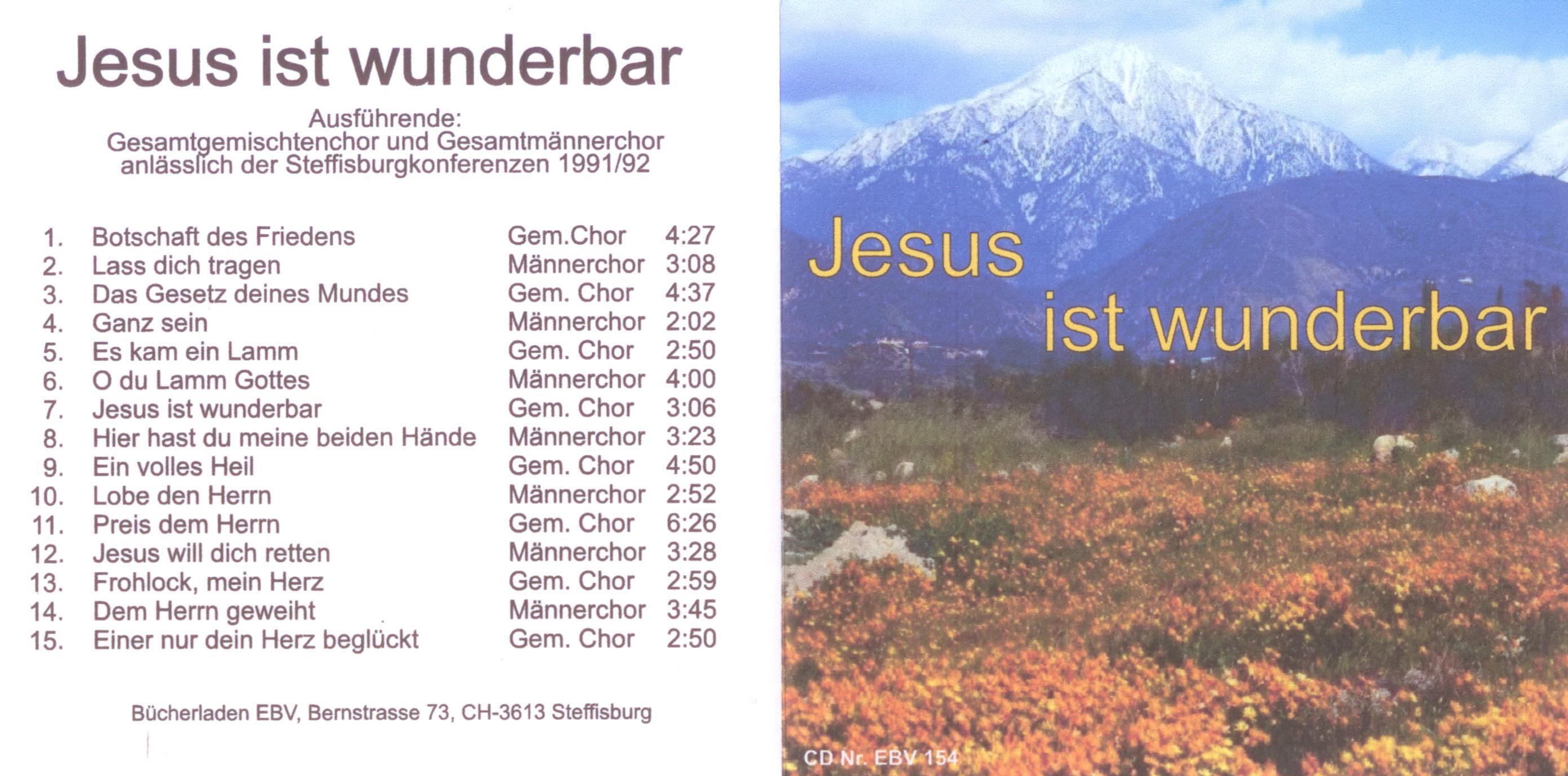 Jesus ist wunderbar