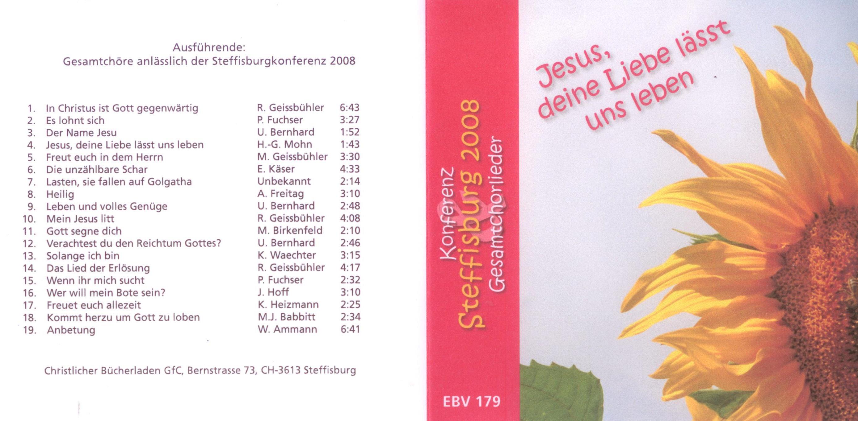 Jesus, deine Liebe lässt uns leben