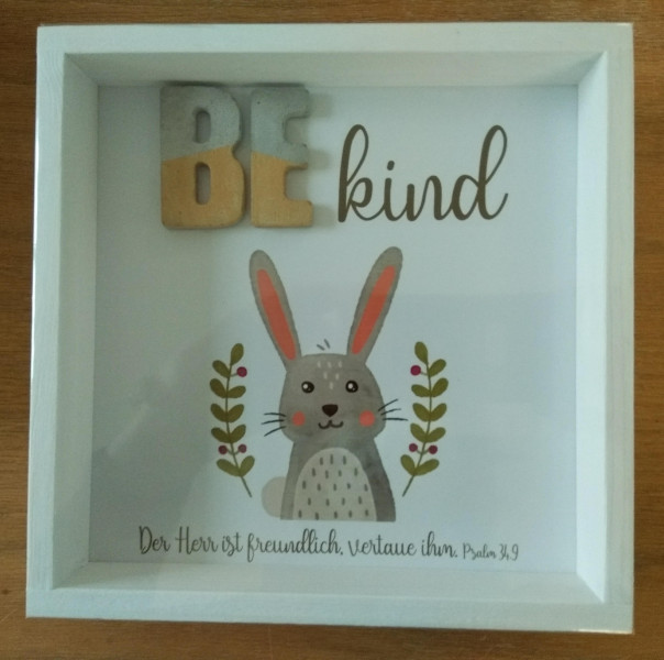 Wandbild BEkind Hase