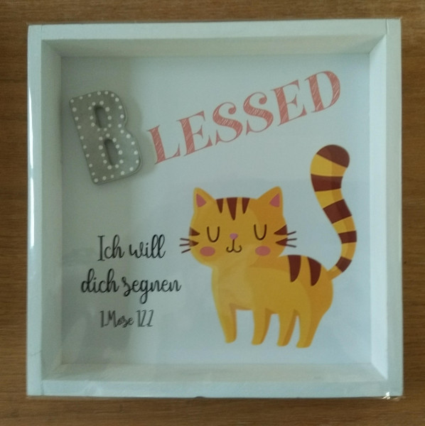 Wandbild Blessed Katze