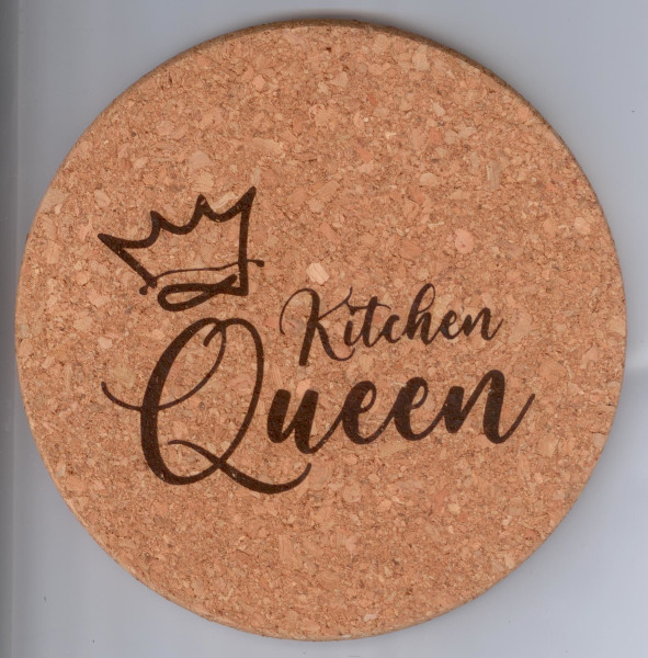 Korkuntersetzer Kitchen Queen