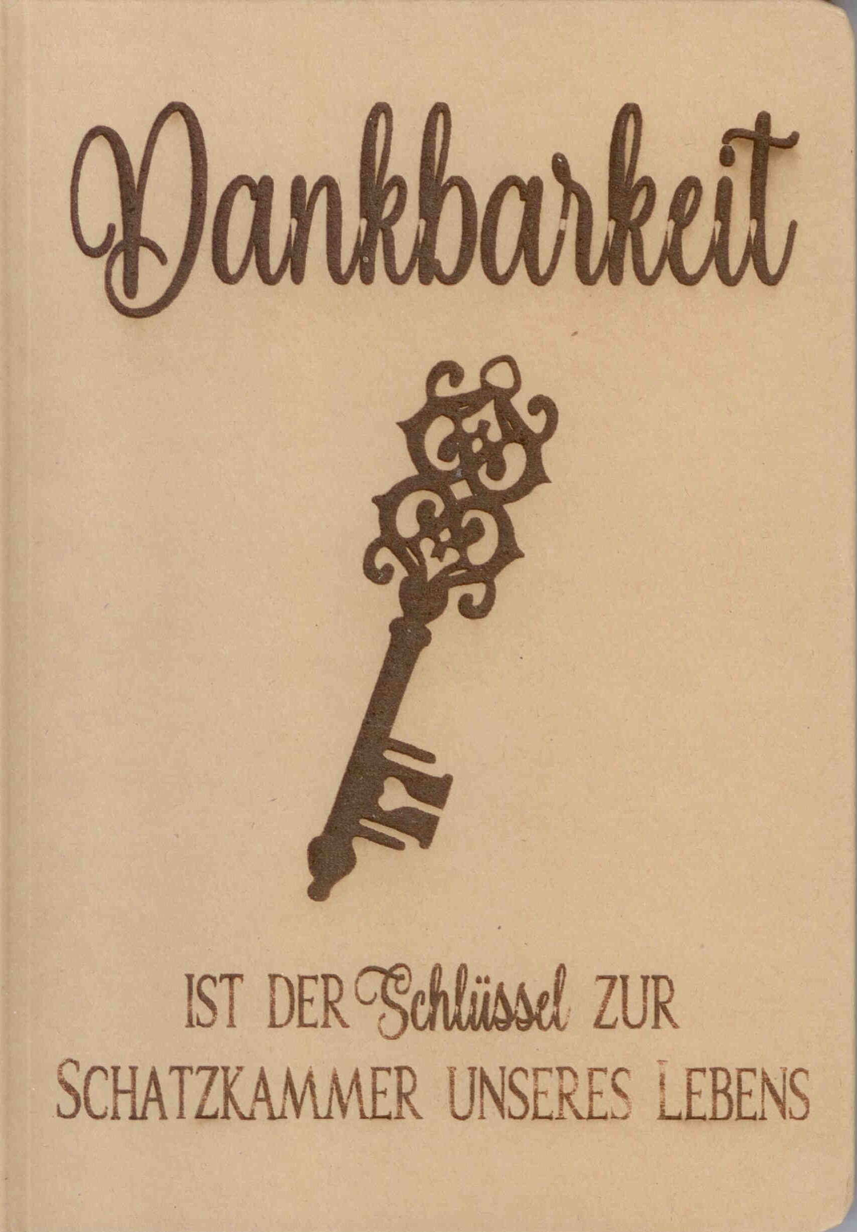 Notizbuch liniert Dankbarkeit