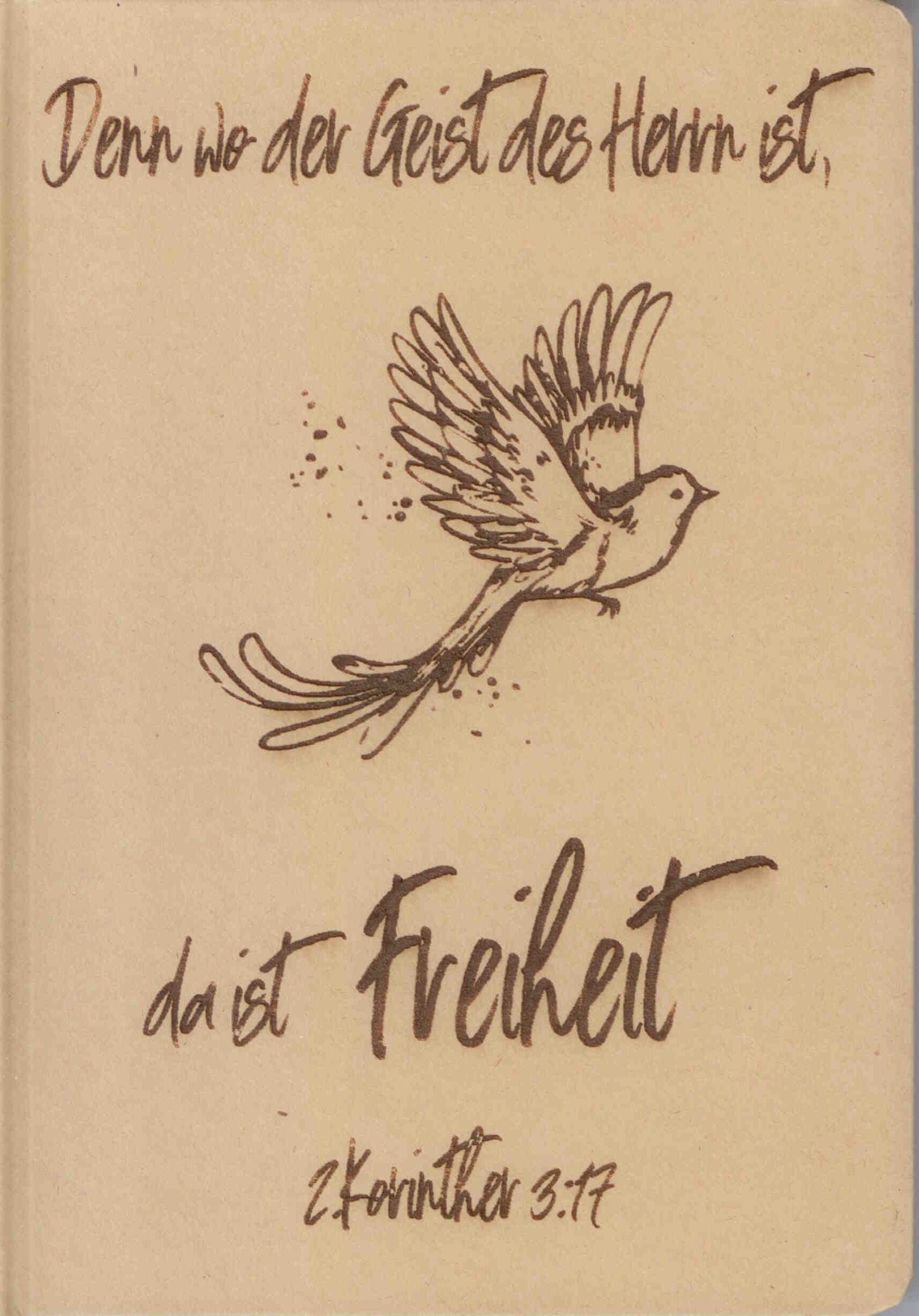 Notizbuch liniert Freiheit